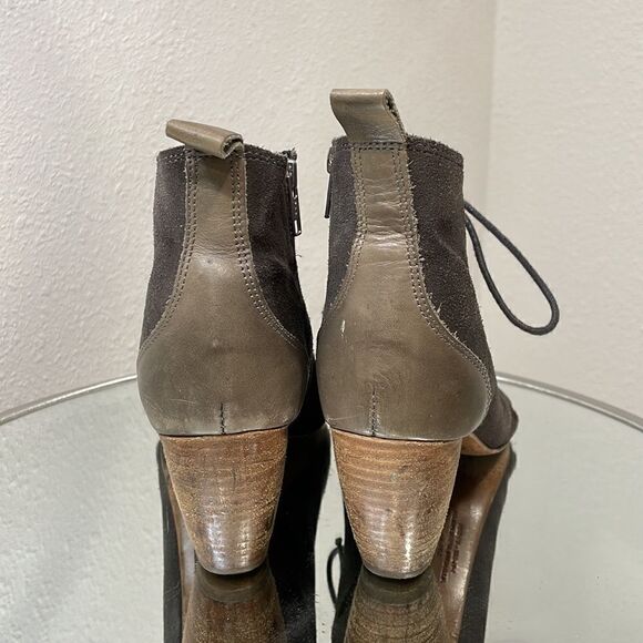 All saints neutral suede lace bootie size 9 - Picture 6 of 9